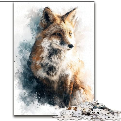 Puzzles für Teenager, 1000-teiliges Puzzle Magic Fox, Spiele, Spielzeug, Geschenk, einzigartige Geburtstags- und Geschenkideen für Kinder ab 14 Jahren (Größe 26x38cm) von MLADSOEHK