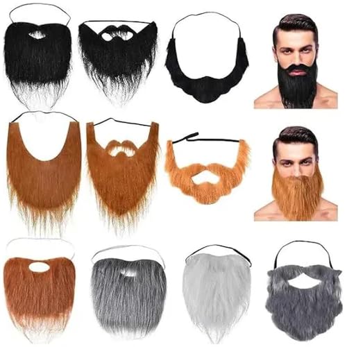 MLPKOI 12 Stück Gefälschte Bärte Schnurrbärte, Fake Bart Kostüm, Falscher Bart Beard, Künstlicher Bartt, Lustiger Bartt, Falscher Kostüm für Halloween Party Cosplay Zubehör MLPKOI 12 Stück Gefälschte Bärte Schnurrbärte, Fake Bart Kostüm, Falscher Bart Beard, Künstlicher Bartt, Lustiger Bartt, Falscher Kostüm für Halloween Party Cosplay Zubehör von MLPKOI