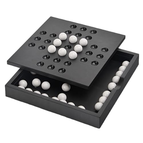 Einzigartige Strategische Checkers Brettspiel Puzzle Spielzeug Lustige Einzelspieler Brettspiel Reise Solitaires Table Geschenk von MLWSKERTY