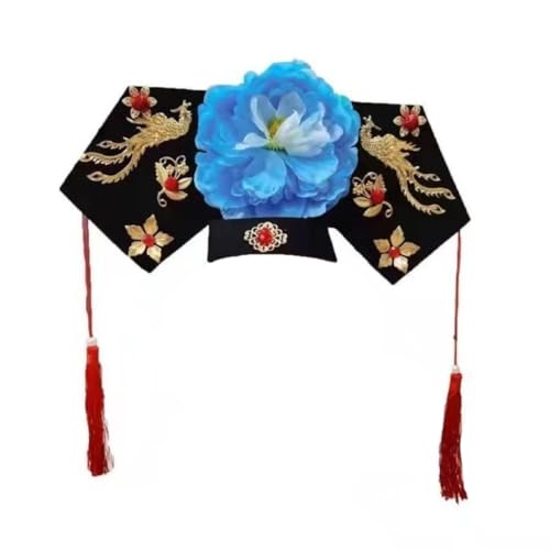 MLWSKERTY Auffälliger traditioneller chinesischer Haarschmuck mit Perlen, Ornament für traditionelle Festivals und Partys von MLWSKERTY