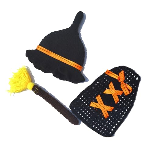 MLWSKERTY Baby Kleidung Set Strickfotografie Requisiten Kostüme Mit Halloween Neugeborene Outfit Party Supply Für Baby 0-1 Monat MLWSKERTY Baby Kleidung Set Strickfotografie Requisiten Kostüme Mit Halloween Neugeborene Outfit Party Supply Für Baby 0-1 Monat von MLWSKERTY