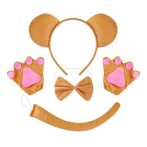 MLWSKERTY Bear Cosplay Requisiten Bear Stirnbandbär Cosplay Dekoration Kostüm Accessoire Für Kid Adult Festival Plüsch Schmücken MLWSKERTY Bear Cosplay Requisiten Bear Stirnbandbär Cosplay Dekoration Kostüm Accessoire Für Kid Adult Festival Plüsch Schmücken von MLWSKERTY