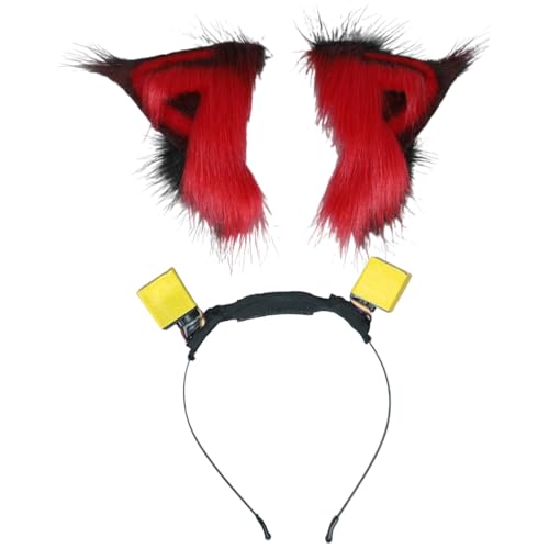 MLWSKERTY Biegbarer Biest-Ohr-Haarreif für Damen, Rollenspiel, Animes, Dienstmädchen, Stirnband, Party, Haarreif, Mädchen, Halloween-Kostüm, Kopfschmuck von MLWSKERTY