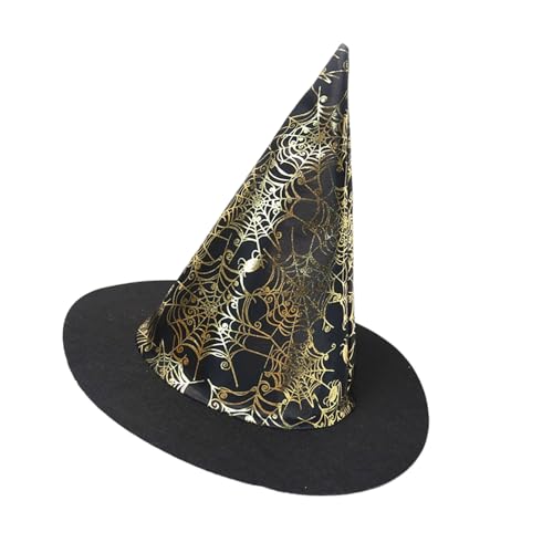 MLWSKERTY Breite Grenzwerte Hutparty Maskeraden Spiders Halloween Women Hexenhut Für Maskeraden Und Themenpartys von MLWSKERTY