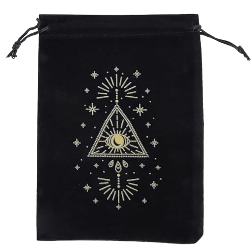 MLWSKERTY Brettspielkarten Zeichnungsstring Paket Tarot Aufbewahrungstaschenhalter Schmucktaschen Hexen Wahrsager von MLWSKERTY