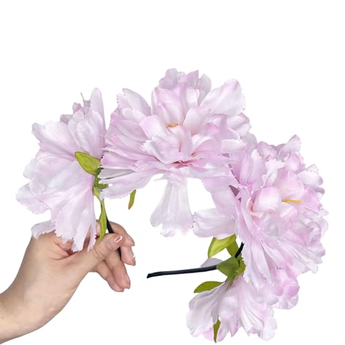 MLWSKERTY Delicate Beach Peony Headwear Stadband Foto Requisiten Party Cosplay Kostüme Tanzparty Stirnband Für Hochzeit MLWSKERTY Delicate Beach Peony Headwear Stadband Foto Requisiten Party Cosplay Kostüme Tanzparty Stirnband Für Hochzeit von MLWSKERTY