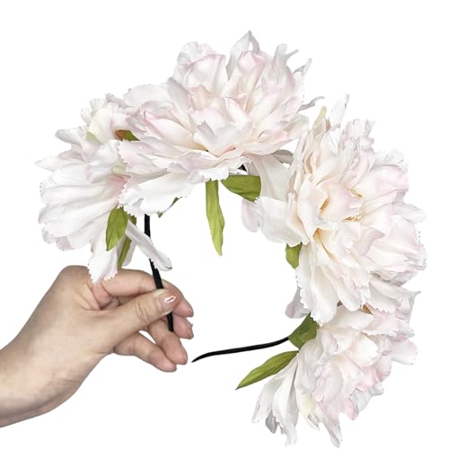 MLWSKERTY Delicate Beach Peony Headwear Stadband Foto Requisiten Party Cosplay Kostüme Tanzparty Stirnband Für Hochzeit MLWSKERTY Delicate Beach Peony Headwear Stadband Foto Requisiten Party Cosplay Kostüme Tanzparty Stirnband Für Hochzeit von MLWSKERTY