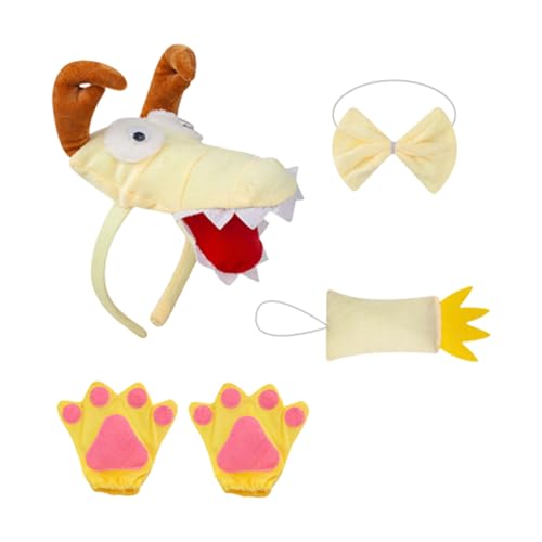 MLWSKERTY Dragon Kostüm Set Dragon Ohr von MLWSKERTY