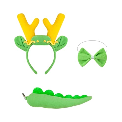 MLWSKERTY Dragon Kostüm Set Dragon Ohr von MLWSKERTY