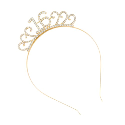 MLWSKERTY Elegante Stirnbänder Kronen Kronen Haare Für Geburtstags Geburtstag Königin Kopfstück Für Mädchen Show Bühnenparty Kostüm MLWSKERTY Elegante Stirnbänder Kronen Kronen Haare Für Geburtstags Geburtstag Königin Kopfstück Für Mädchen Show Bühnenparty Kostüm von MLWSKERTY