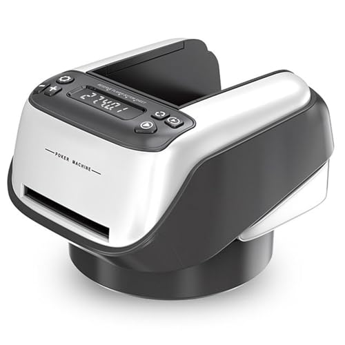 MLWSKERTY Elektrische Karte Shuffler Und Händler Automatische Kartenmaschine Niedriggeräusches 360 Grad Rotierende Automatische Mischungs Handelsmaschine von MLWSKERTY