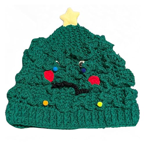 MLWSKERTY Festives Gestrickt Weihnachtsmütze Weicher Warmer Winterhut Unisex Verstellbarer Für Familienfeierlichkeiten MLWSKERTY Festives Gestrickt Weihnachtsmütze Weicher Warmer Winterhut Unisex Verstellbarer Für Familienfeierlichkeiten von MLWSKERTY