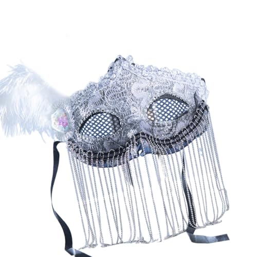 MLWSKERTY Frauen Festival Augenmaske Für Maskerade Party Tanzkostüm Requisiten Halloween Halbe Gesichtsmaske Für Dekorationen Halloween Maske MLWSKERTY Frauen Festival Augenmaske Für Maskerade Party Tanzkostüm Requisiten Halloween Halbe Gesichtsmaske Für Dekorationen Halloween Maske von MLWSKERTY
