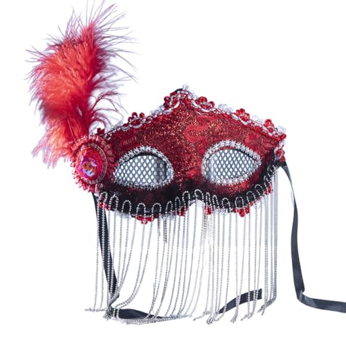 MLWSKERTY Frauen Festival Augenmaske Für Maskerade Party Tanzkostüm Requisiten Halloween Halbe Gesichtsmaske Für Dekorationen Halloween Maske von MLWSKERTY