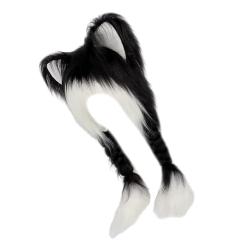 MLWSKERTY Frauen Moderne Kätzchen Ohren Cosplay Mit Pelzigem Ohr Für Mädchen Frauen Vielseitige Kätzchen Ohren Übergroß MLWSKERTY Frauen Moderne Kätzchen Ohren Cosplay Mit Pelzigem Ohr Für Mädchen Frauen Vielseitige Kätzchen Ohren Übergroß von MLWSKERTY