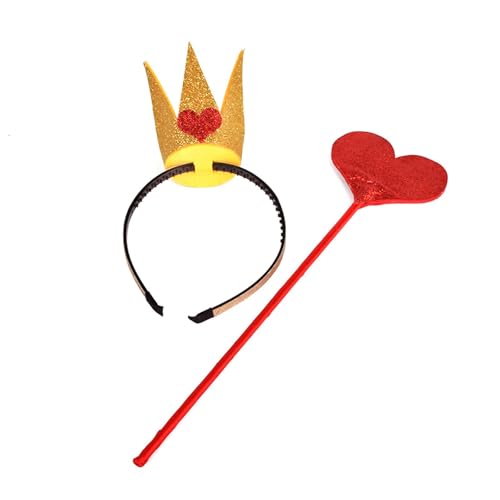 MLWSKERTY Glitzer Stirnband Herzfoto Requisiten Lustige Stirnband Party Blingbling Karaoke Party Haare Crown Crowns Für Weihnachtsbühne von MLWSKERTY