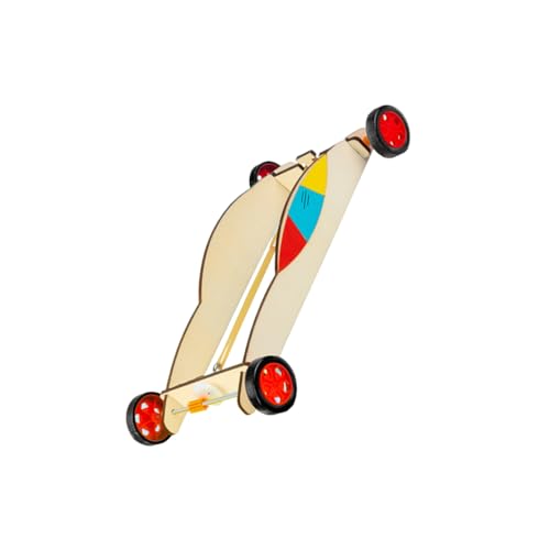 MLWSKERTY Gummiband Antriebauto Model Hände Auf Assembly Toy Kinder Kinderspielzeug Für Kinder Von 6 Jahren Klassenzimmer Teaching Tool von MLWSKERTY