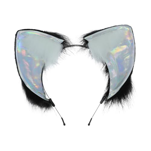 MLWSKERTY Haarreif für Damen, schimmerndes Biest, für Rollenspiele, Anime, Dienstmädchen, Party, Kostüm, Mädchen, Animation, Haarstyling, Haarband von MLWSKERTY