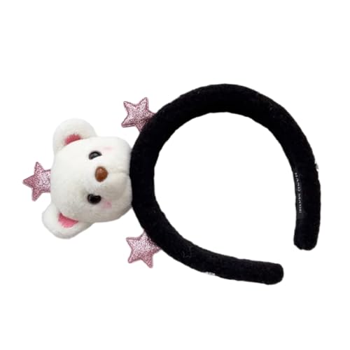 MLWSKERTY Halloween-Cosplay-Bär- und Stern-Haarband, Damen, Studentin, Fotografie, Haarband, gefüllt, Bärenform, Waschen des Gesichts, Stirnbänder MLWSKERTY Halloween-Cosplay-Bär- und Stern-Haarband, Damen, Studentin, Fotografie, Haarband, gefüllt, Bärenform, Waschen des Gesichts, Stirnbänder von MLWSKERTY