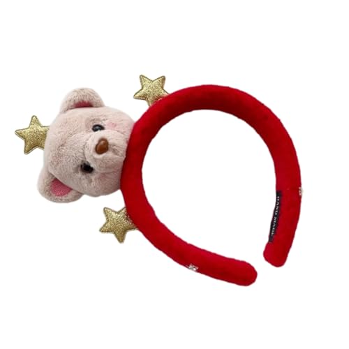 MLWSKERTY Halloween-Cosplay-Bär- und Stern-Haarband, Damen, Studentin, Fotografie, Haarband, gefüllt, Bärenform, Waschen des Gesichts, Stirnbänder MLWSKERTY Halloween-Cosplay-Bär- und Stern-Haarband, Damen, Studentin, Fotografie, Haarband, gefüllt, Bärenform, Waschen des Gesichts, Stirnbänder von MLWSKERTY