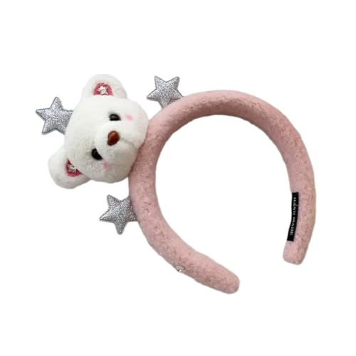 MLWSKERTY Halloween-Cosplay-Bär- und Stern-Haarband, Damen, Studentin, Fotografie, Haarband, gefüllt, Bärenform, Waschen des Gesichts, Stirnbänder MLWSKERTY Halloween-Cosplay-Bär- und Stern-Haarband, Damen, Studentin, Fotografie, Haarband, gefüllt, Bärenform, Waschen des Gesichts, Stirnbänder von MLWSKERTY