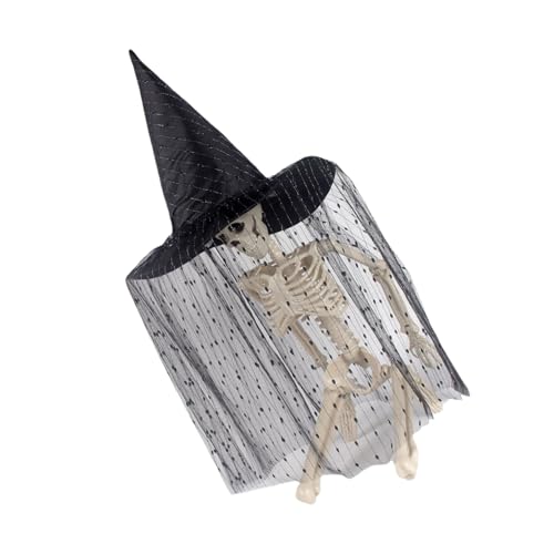 MLWSKERTY Halloween Witch Zarte Glitzer Retro Hexenhüte Für Maskerade Erwachsene Cosplay Kostümzubehör von MLWSKERTY