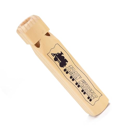 MLWSKERTY Holzzug Pfeift Mit Simulationszug Sound Für Kinder Early Educational Toy Music Instrument Pfeift Spielzeug Für Partyspaß von MLWSKERTY
