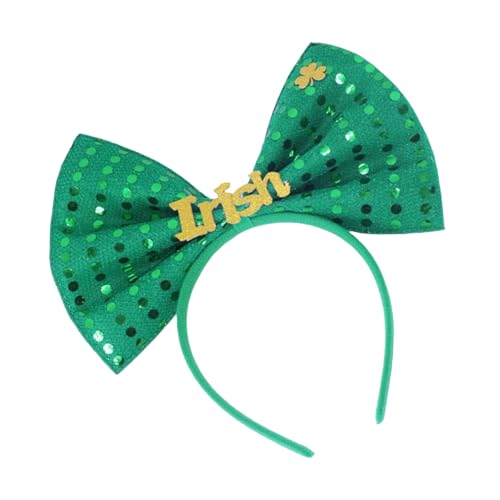 MLWSKERTY Irish Kobold Stirnband Party Kostüm Glitzernde Shamrock Party Karaoke Foto Requisiten Party Blingbling Hair Hoop Nightclub MLWSKERTY Irish Kobold Stirnband Party Kostüm Glitzernde Shamrock Party Karaoke Foto Requisiten Party Blingbling Hair Hoop Nightclub von MLWSKERTY