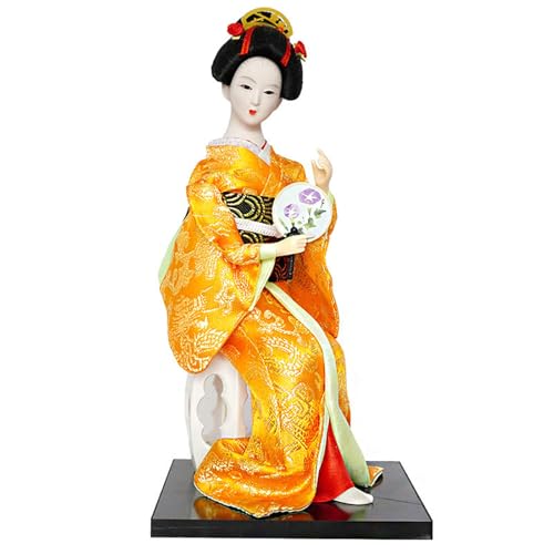 MLWSKERTY Japanischer Kimono Geisha Figur, 30,5 cm, Spielzeug, Sammlung, für Dekoration zu Hause, Büro, asiatische Figur MLWSKERTY Japanischer Kimono Geisha Figur, 30,5 cm, Spielzeug, Sammlung, für Dekoration zu Hause, Büro, asiatische Figur von MLWSKERTY