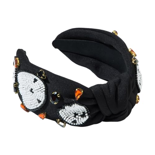 MLWSKERTY Jeweled Pumpkin Specter Stirnband mit Perlen für Kinder, Halloween, Bühne, Schule, Theateraufführungen MLWSKERTY Jeweled Pumpkin Specter Stirnband mit Perlen für Kinder, Halloween, Bühne, Schule, Theateraufführungen von MLWSKERTY