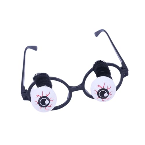 MLWSKERTY Lustige Halloween Brille Streich Augapfelbrillen Cosplay Requisiten Partydekoration Neuheit Brille Festival Kostümprops MLWSKERTY Lustige Halloween Brille Streich Augapfelbrillen Cosplay Requisiten Partydekoration Neuheit Brille Festival Kostümprops von MLWSKERTY