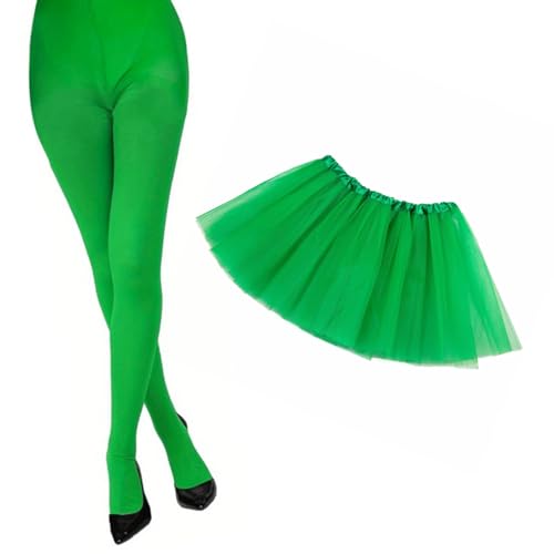 MLWSKERTY Mädchen Weihnachtsgrün Rock Und Strampler Set Damen Strumpfhosen Weihnachtsrock Kind Erwachsene Weihnachtskleid Up Outfits MLWSKERTY Mädchen Weihnachtsgrün Rock Und Strampler Set Damen Strumpfhosen Weihnachtsrock Kind Erwachsene Weihnachtskleid Up Outfits von MLWSKERTY