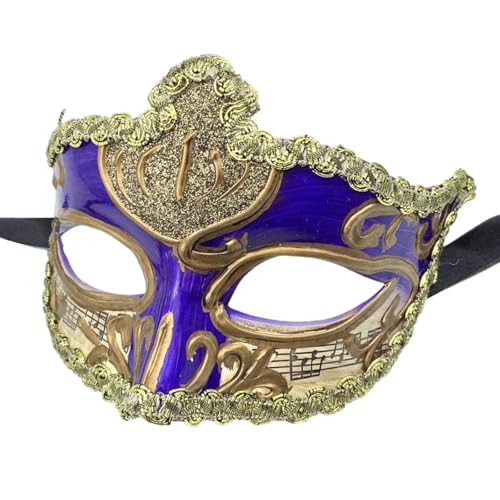 MLWSKERTY Maskerade Maske Handbemalte Augenmaske Halloween Kostümzubehör Für Halloween Frauen Halloween Masquerade Eyewears von MLWSKERTY
