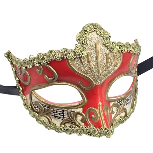 MLWSKERTY Maskerade Maske Handbemalte Augenmaske Halloween Kostümzubehör Für Halloween Frauen Halloween Masquerade Eyewears von MLWSKERTY