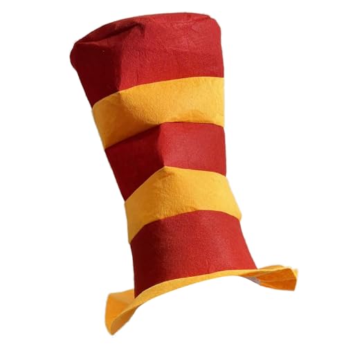 MLWSKERTY Stripe Muster Militaries Captain Hat Big Border Party Kostüm Atmungsaktiv Für Halloween Karnevale Und Cosplay Event MLWSKERTY Stripe Muster Militaries Captain Hat Big Border Party Kostüm Atmungsaktiv Für Halloween Karnevale Und Cosplay Event von MLWSKERTY
