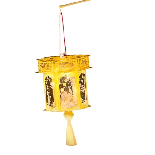 MLWSKERTY Traditionelle Festival Ancient Lamp Craft Kits Lampe Kits Für Midautumn Glühen Moon Festival Home Decors Elternkindkind Aktivität von MLWSKERTY