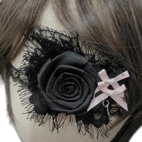 MLWSKERTY Vintage Lace Eye Maske Frauen Maskeraden Augenmaske Bequeme Kleidung Für Halloween Maskerades Cosplay Rollenspiele Event von MLWSKERTY