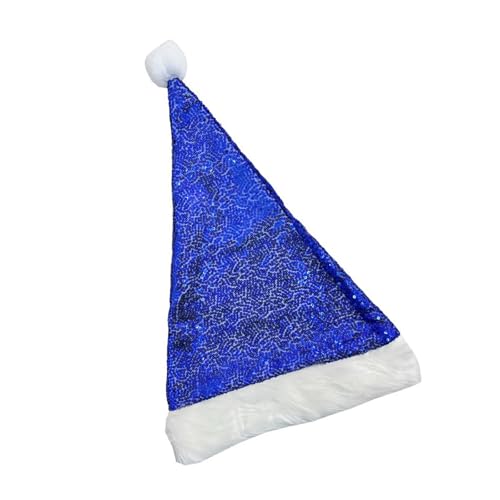 MLWSKERTY Weihnachten Pailletten Santa Hat Festival Requisiten Santa Caps Holiday Feiern Caps Party Accessoires Hat Weihnachten Kopfbedeckung von MLWSKERTY