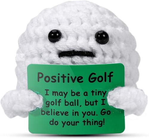 MLZTINGR Lustige Golf-Geschenke: Häkel-Golfball-Charakter, kreative und humorvolle Geschenkidee für Golfer, Männer, Frauen, Väter, Kollegen, Freunde – Perfekt für Weihnachten und Geburtstagsgeschenke MLZTINGR Lustige Golf-Geschenke: Häkel-Golfball-Charakter, kreative und humorvolle Geschenkidee für Golfer, Männer, Frauen, Väter, Kollegen, Freunde – Perfekt für Weihnachten und Geburtstagsgeschenke von MLZTINGR