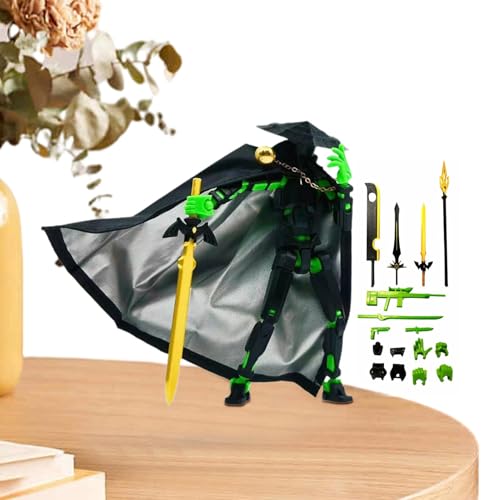 MLqkpwy Bedruckte Figur, Druck-Actionfigur – Kunsthandwerk von dekorativen Figuren – Kreatives Spielzeug, multifunktional, Set mit flexiblen Actionfiguren, mobiles Spielzeug für die von MLqkpwy