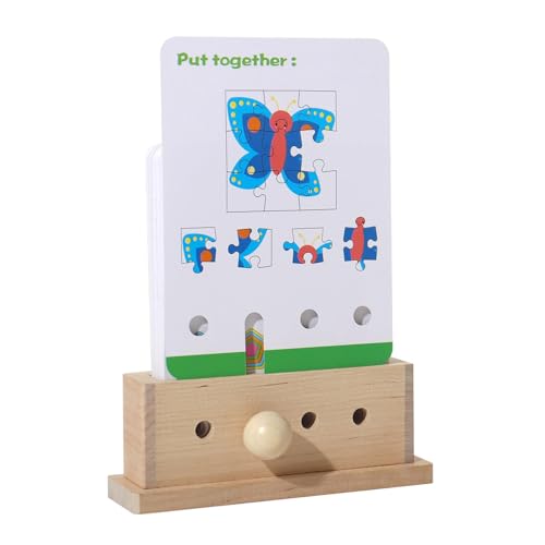 MLqkpwy Passendes Puzzlespiel, Vereinsspiel für – lustiges pädagogisches Matching-Spiel, frühes Lernkarten, Lernkarten für das Kind, kognitives Lernspielzeug für Zuhause, von MLqkpwy