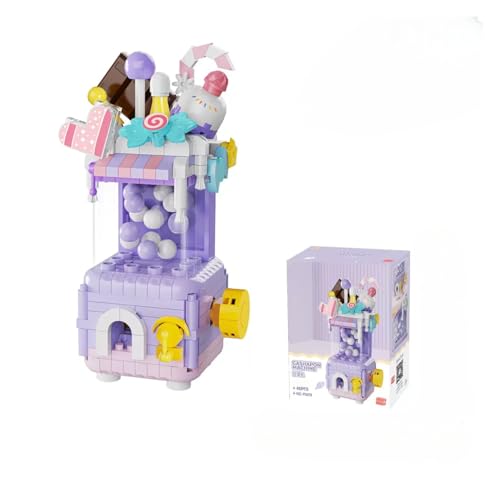 MMALQMl Mini Kapsel Spielzeug Automat Bausteine für Heimdekoration Party Favors Geschenke für Kinder und Erwachsene (Lila) von MMALQMI