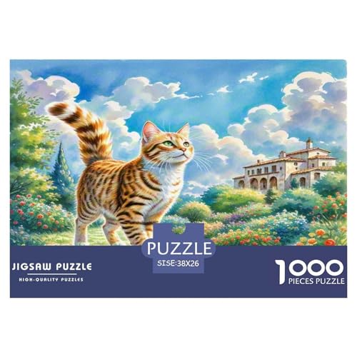 Ägyptische Katze 1000 Teile Tier Puzzles Premium Quality Familienspiel - Home Room Decoration Für Erwachsene, Familien Passen Buntes Spielzeug 38x26cm/1000pcs Ägyptische Katze 1000 Teile Tier Puzzles Premium Quality Familienspiel - Home Room Decoration Für Erwachsene, Familien Passen Buntes Spielzeug 38x26cm/1000pcs von MMDASBVPE