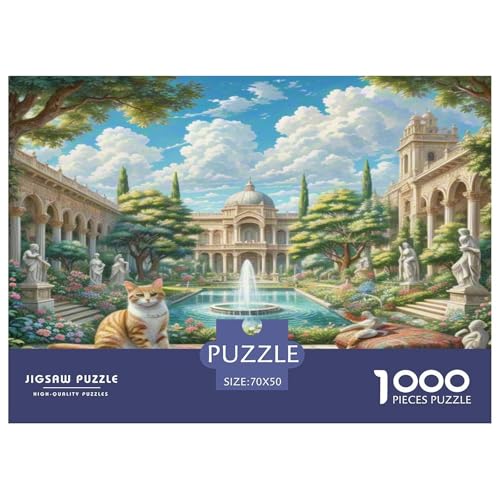 Ägyptische Katze 1000 Teile Tier Puzzles Premium Quality Familienspiel - Home Room Decoration Für Erwachsene, Familien Passen Wertvoll Geschenk Für Kinder 70x50cm/1000pcs Ägyptische Katze 1000 Teile Tier Puzzles Premium Quality Familienspiel - Home Room Decoration Für Erwachsene, Familien Passen Wertvoll Geschenk Für Kinder 70x50cm/1000pcs von MMDASBVPE