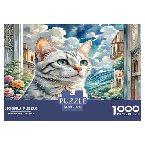 Ägyptische Katze 1000 Teile Tier Puzzles Premium Quality Pädagogisch - Home Room Decoration Erwachsene Und Kinder Geschenk Für Von 12 Jahren 38x26cm/1000pcs Ägyptische Katze 1000 Teile Tier Puzzles Premium Quality Pädagogisch - Home Room Decoration Erwachsene Und Kinder Geschenk Für Von 12 Jahren 38x26cm/1000pcs von MMDASBVPE