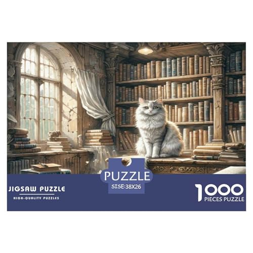Ägyptische Katze 1000 Teile Tier Puzzles Premium Quality Pädagogisch - Home Room Decoration Für Erwachsene, Familien Passen Buntes Spielzeug 38x26cm/1000pcs Ägyptische Katze 1000 Teile Tier Puzzles Premium Quality Pädagogisch - Home Room Decoration Für Erwachsene, Familien Passen Buntes Spielzeug 38x26cm/1000pcs von MMDASBVPE
