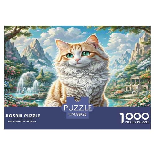 Ägyptische Katze 1000 Teile Tier Puzzles Premium Quality Pädagogisch - Home Room Decoration Für Erwachsene Und Kinder Ab 12 Jahren Geschenk Für Von 12 Jahren 38x26cm/1000pcs Ägyptische Katze 1000 Teile Tier Puzzles Premium Quality Pädagogisch - Home Room Decoration Für Erwachsene Und Kinder Ab 12 Jahren Geschenk Für Von 12 Jahren 38x26cm/1000pcs von MMDASBVPE