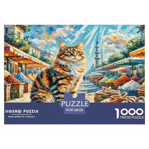 Ägyptische Katze 1000 Teile Tier Puzzles Premium Quality Pädagogisch - Home Room Decoration Unterhaltung Für Erwachsene Und Kinder Buntes Spielzeug 38x26cm/1000pcs Ägyptische Katze 1000 Teile Tier Puzzles Premium Quality Pädagogisch - Home Room Decoration Unterhaltung Für Erwachsene Und Kinder Buntes Spielzeug 38x26cm/1000pcs von MMDASBVPE