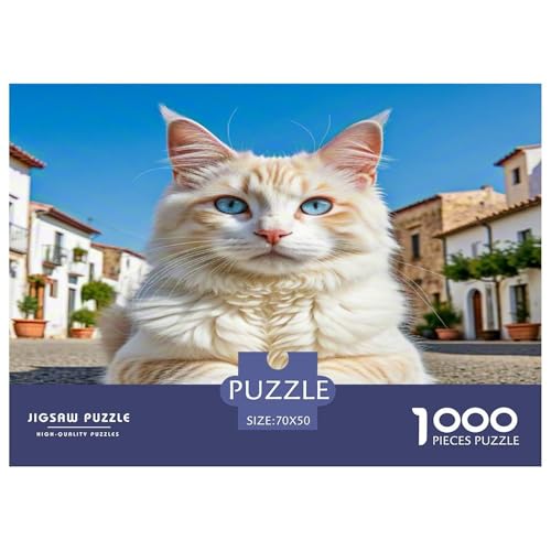 Ägyptische Katze 1000-teiliges Tier Puzzles Premium Quality Familienspiel - Home Room Decoration Für Erwachsene Und Kinder Ab 12 Jahren Geschenk Für Von 12 Jahren 70x50cm/1000pcs Ägyptische Katze 1000-teiliges Tier Puzzles Premium Quality Familienspiel - Home Room Decoration Für Erwachsene Und Kinder Ab 12 Jahren Geschenk Für Von 12 Jahren 70x50cm/1000pcs von MMDASBVPE