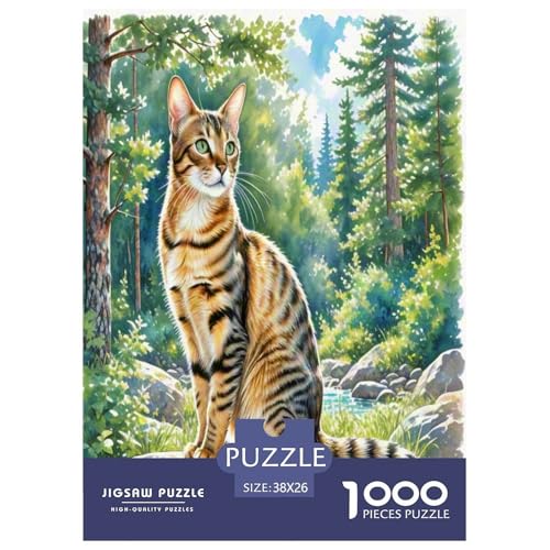 Abyssinischen 1000-teiliges Tier Puzzles Premium Quality Familienspiel - Home Room Decoration Für Erwachsene Und Kinder Ab 12 Jahren Buntes Spielzeug 38x26cm/1000pcs Abyssinischen 1000-teiliges Tier Puzzles Premium Quality Familienspiel - Home Room Decoration Für Erwachsene Und Kinder Ab 12 Jahren Buntes Spielzeug 38x26cm/1000pcs von MMDASBVPE